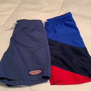2 pairs of boys swim shorts